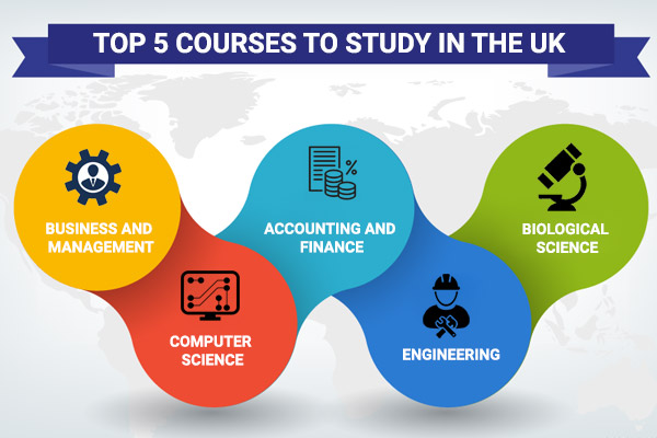 Top 5 Courses to Study in the UK