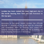 London: Tech Capital Shaping the World